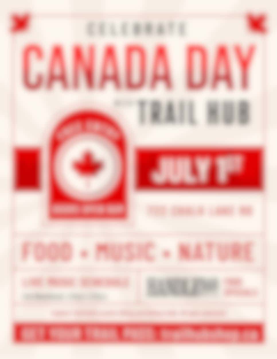 Celebrate Canada Day At Trail Hub!